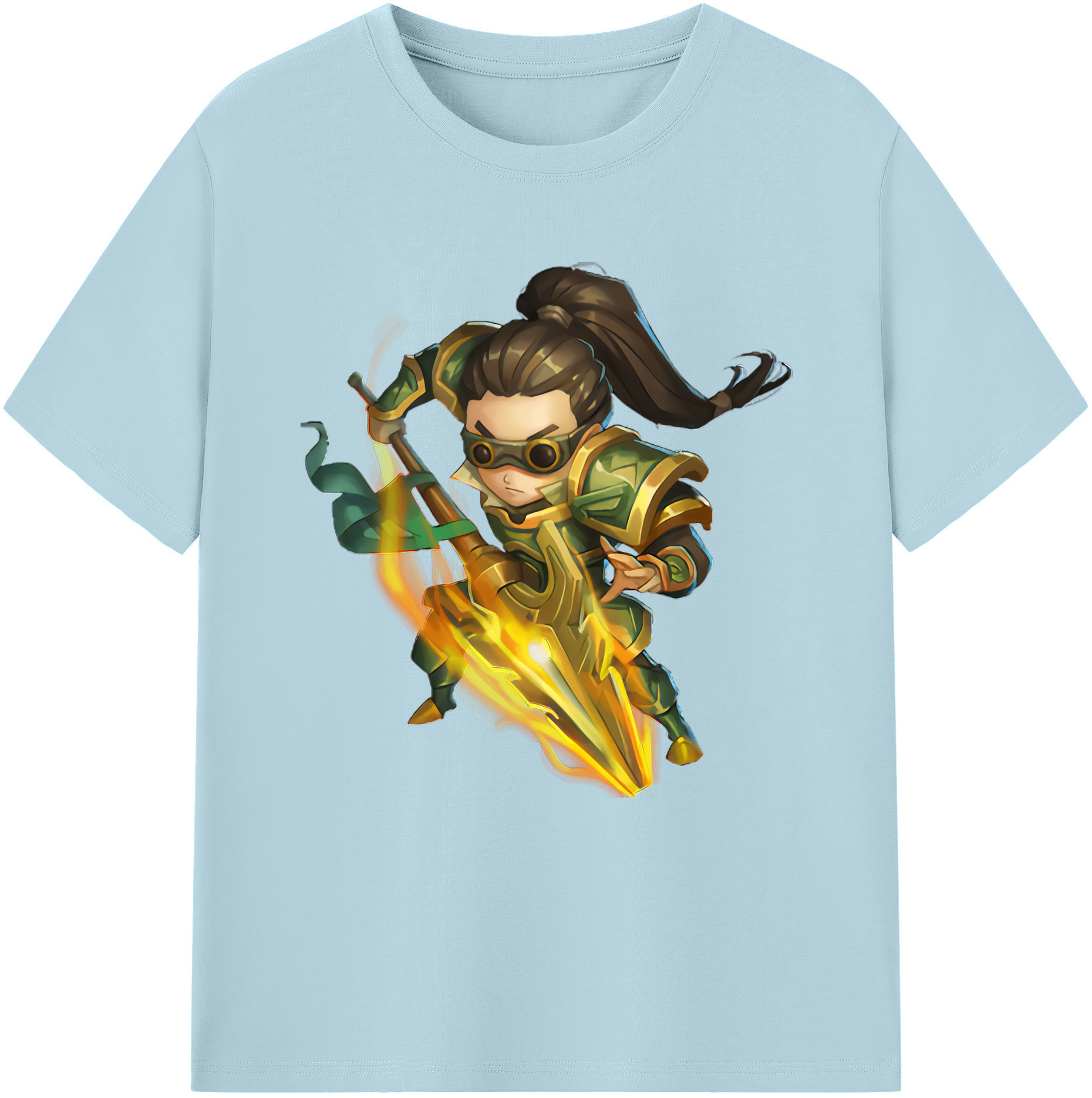 リーグ・オブ・レジェンド League of Legends LOL 綿100％半袖Tシャツ（フロントプリント）